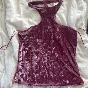 Free People intimates velvet halter